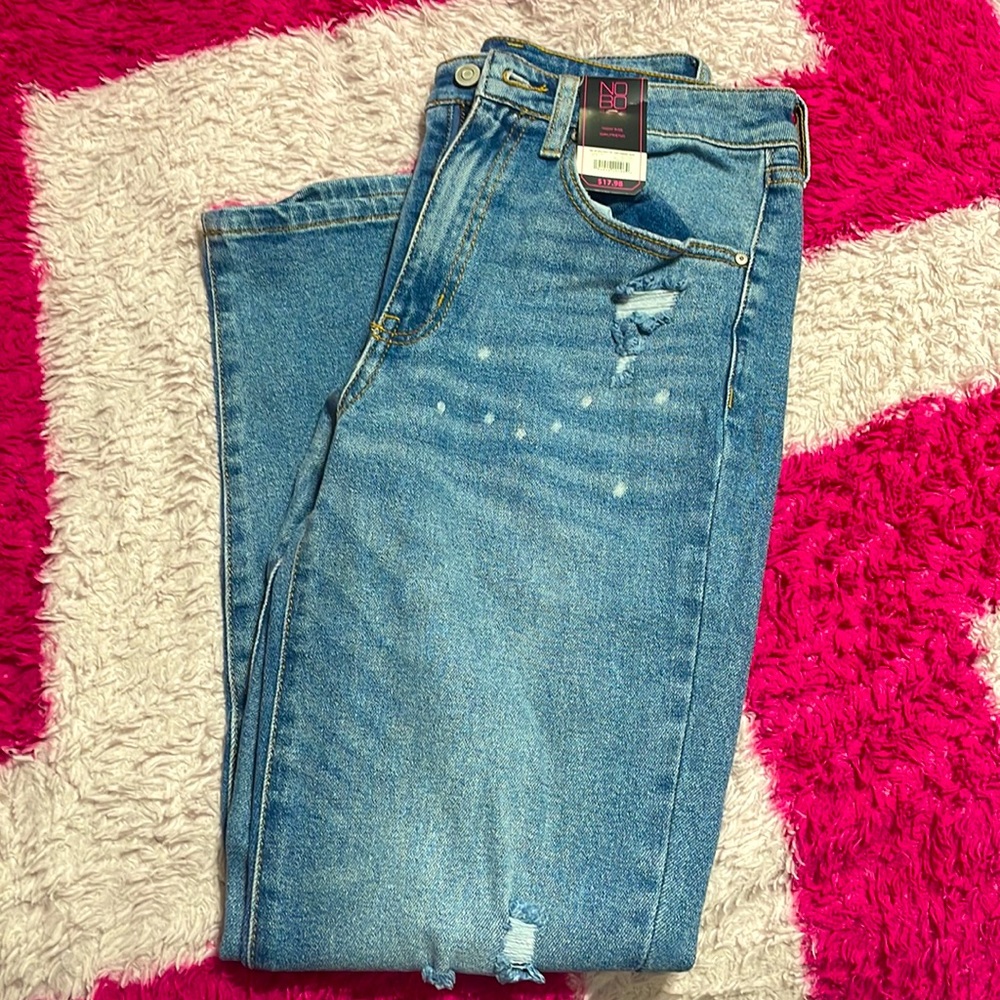 High rise mom jeans
